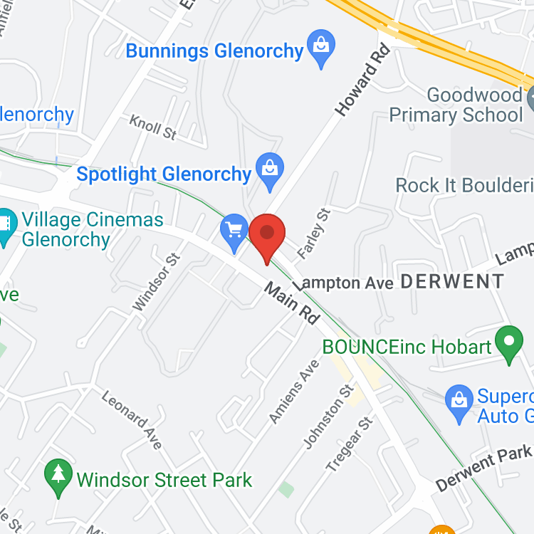 TWG Cars Glenorchy map