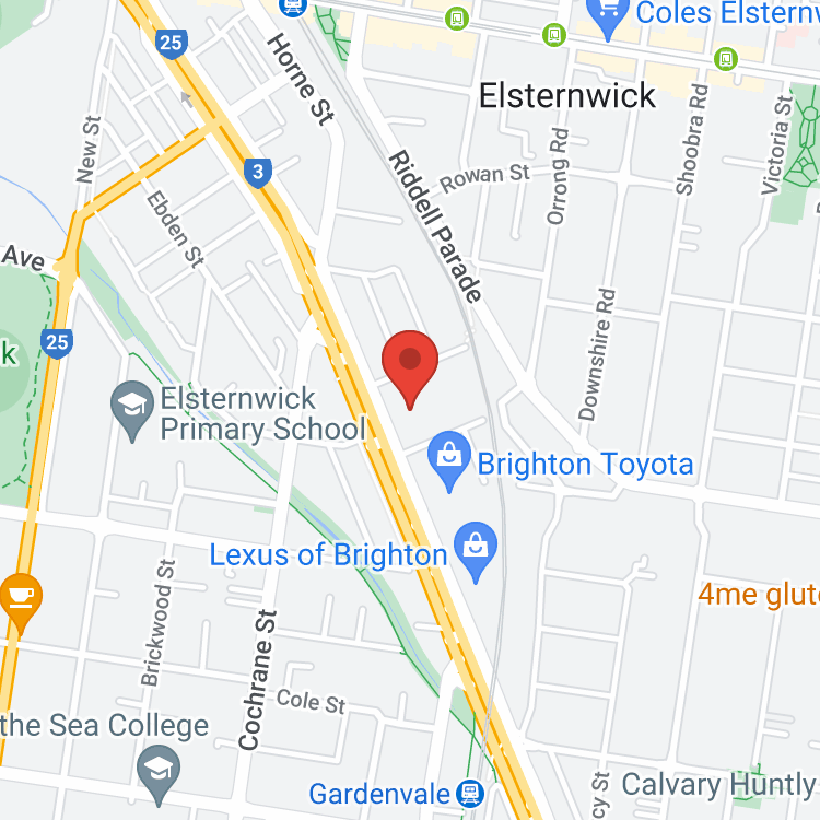 Brighton KGM map