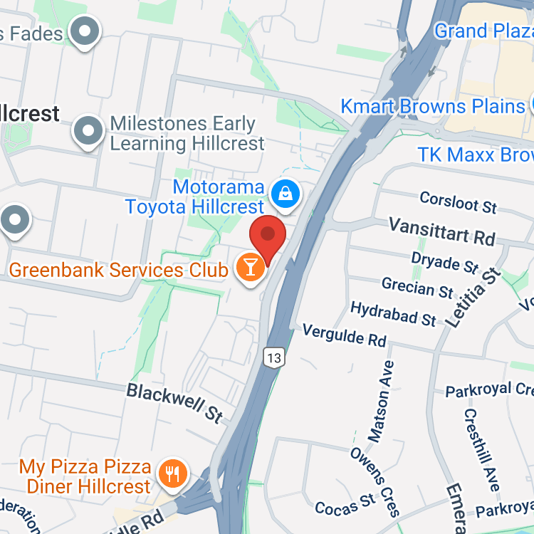 Hillcrest Nissan map