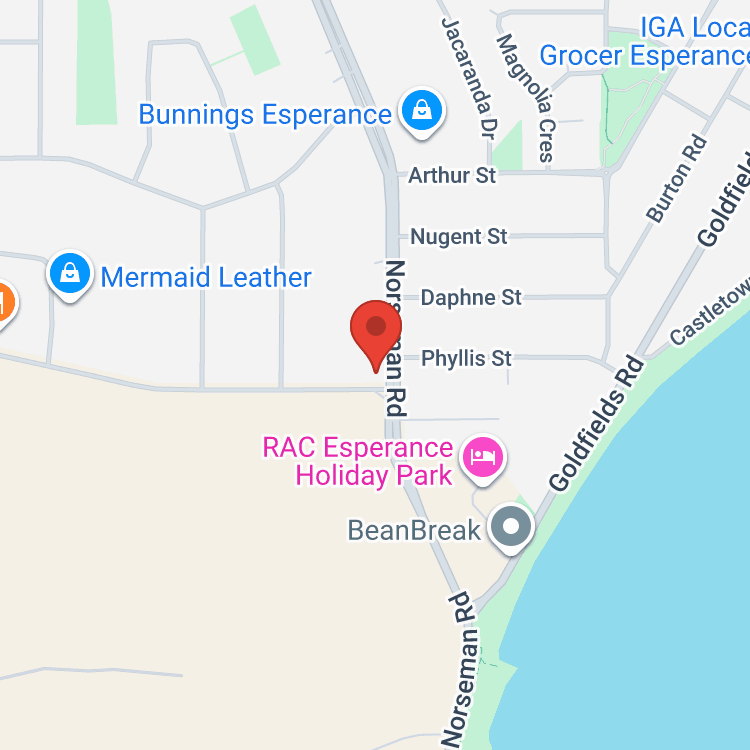 Esperance Toyota map