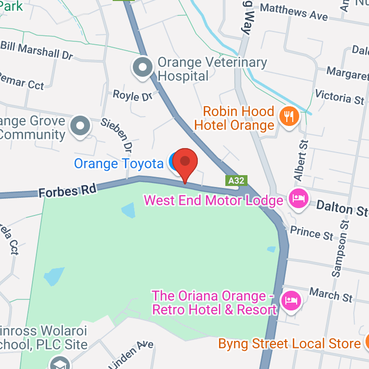 Orange Volkswagen - Parts map