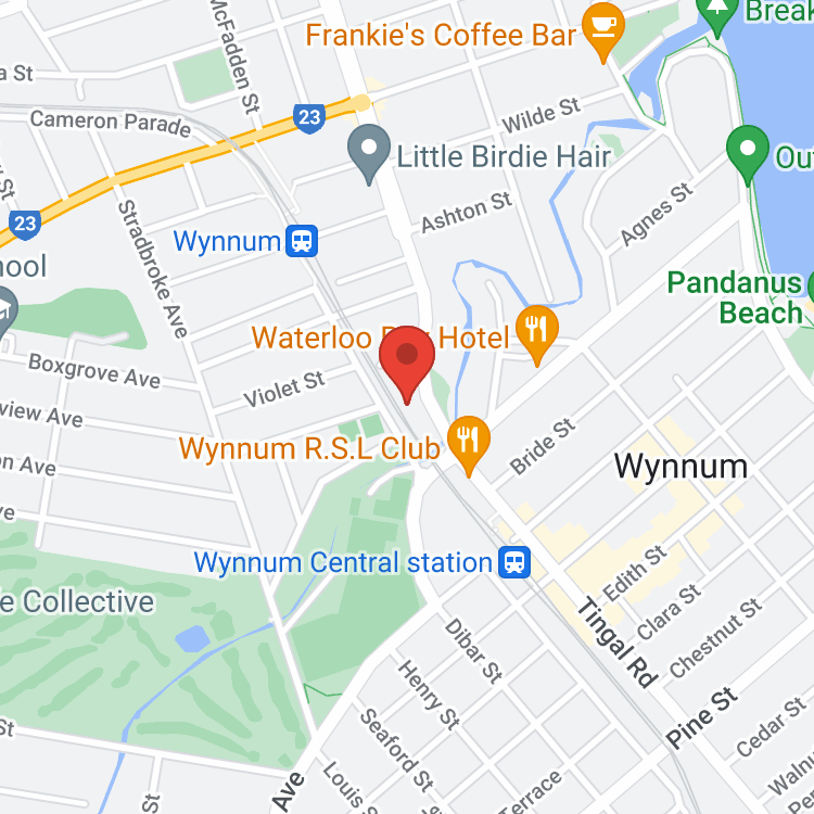 Bartons Bayside MG map