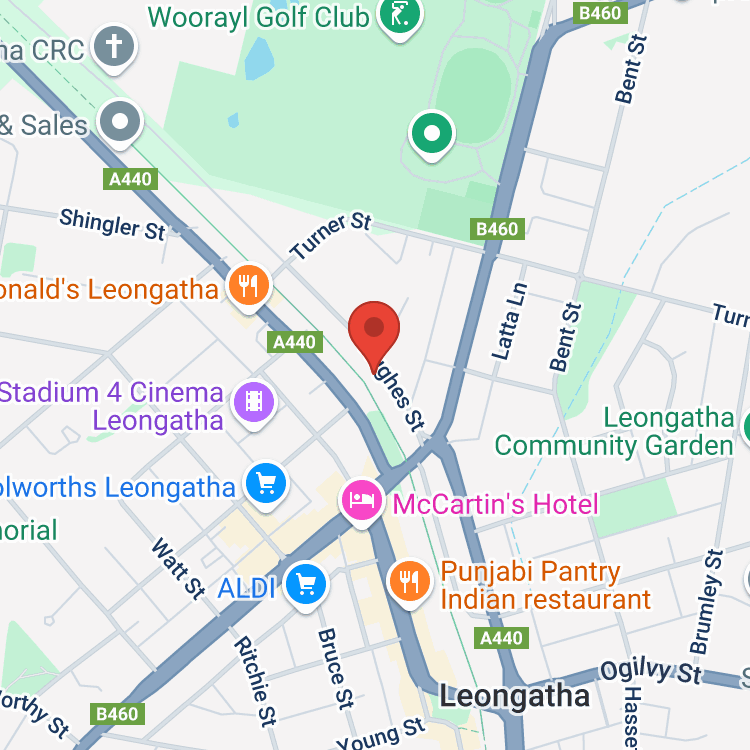 Leongatha Toyota map