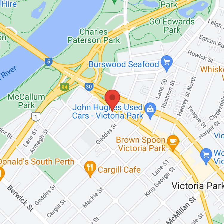 Perth City Subaru - Parts map