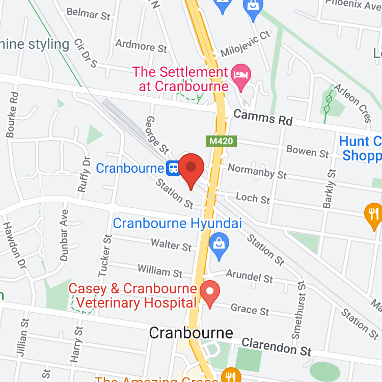 Cranbourne Holden Service Centre map