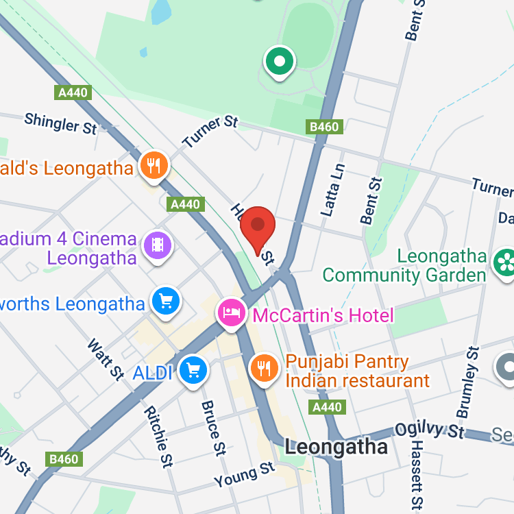 Leongatha Kia map