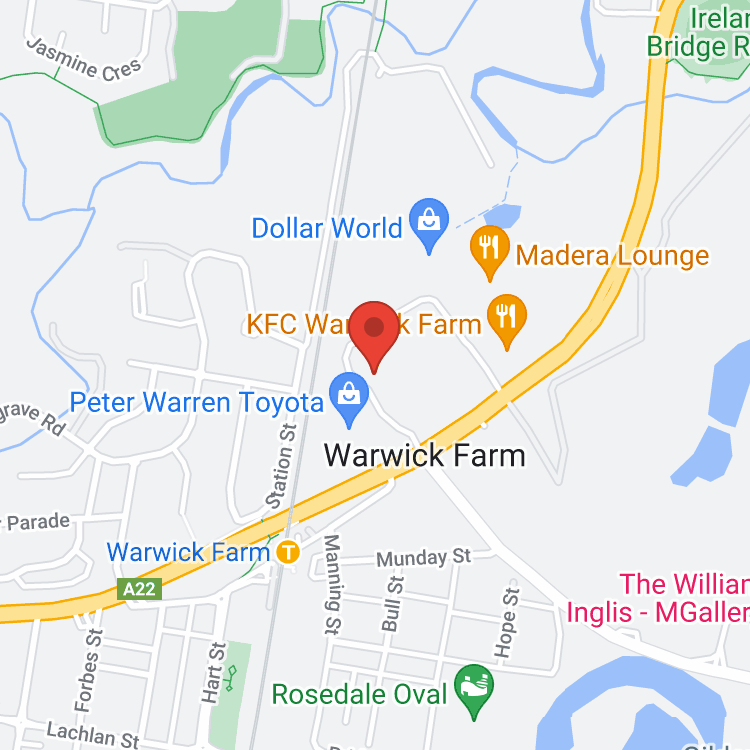 Peter Warren Isuzu UTE map