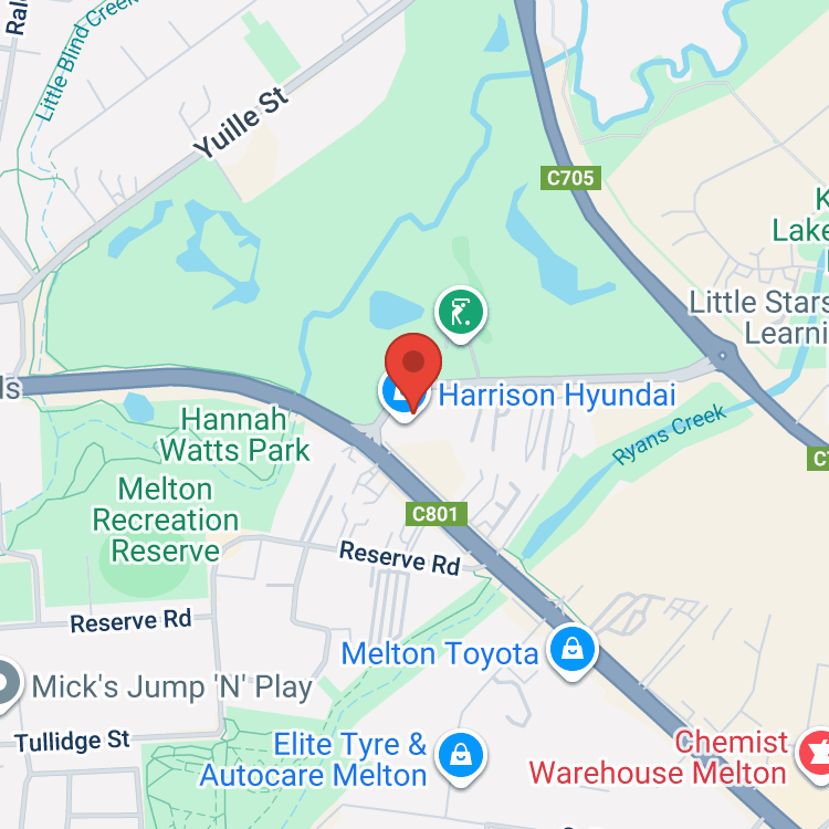 Harrison F Trucks map