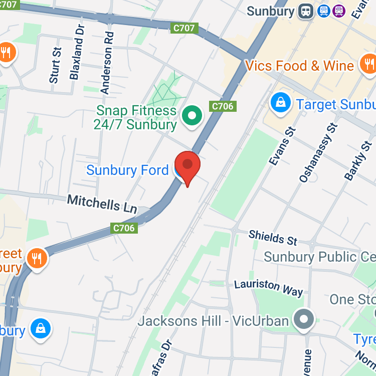 Chery Sunbury - Service map