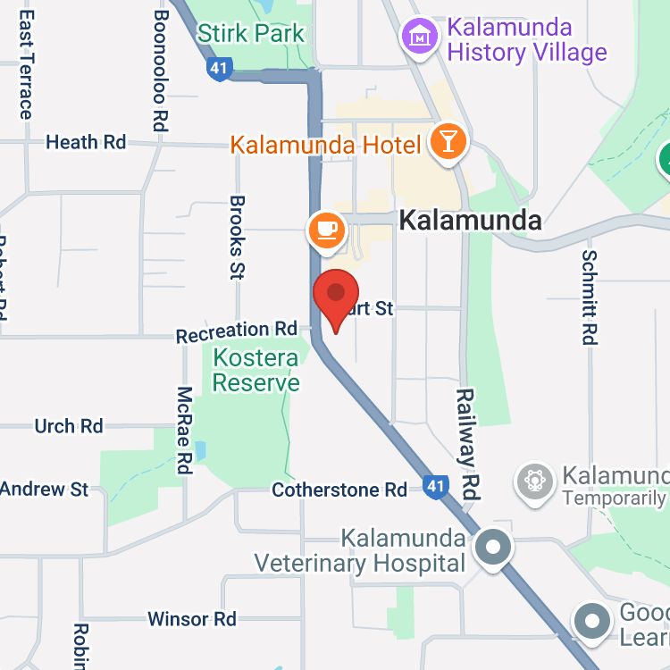 Kalamunda Toyota map