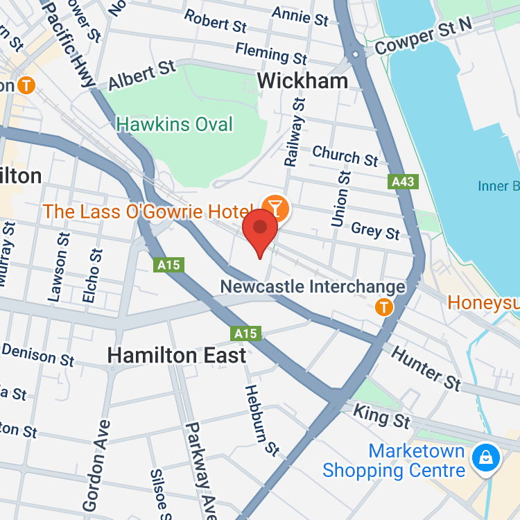 Newcastle MINI Garage map