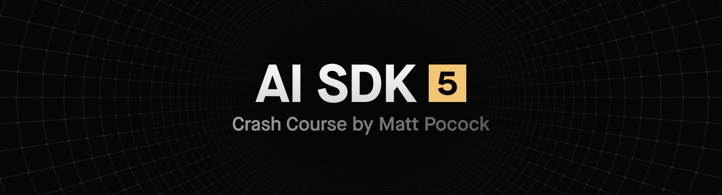 AI SDK 5 Crash Course