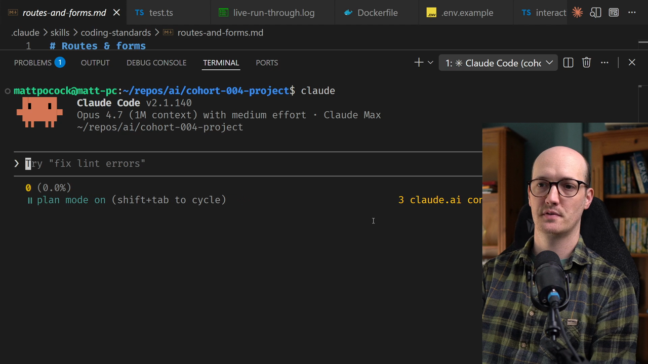 Accessing plan mode by shift-tabbing in the agent interface