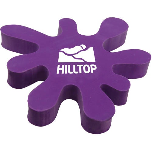 Customisable Splat Erasers in purple from Total Merchandise