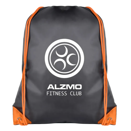 Promotional Spencer Drawstring Bags printed with company logo