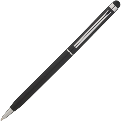 Touchscreen Stylus Twist Metal Pens in Black