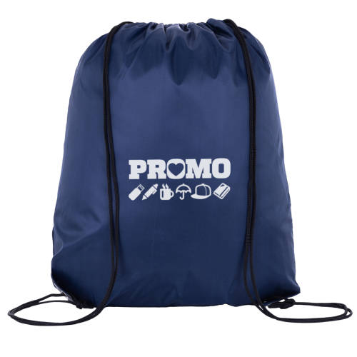 Promotional Everyday Drawstring Bags Printed with a Logo by Total Merchandise