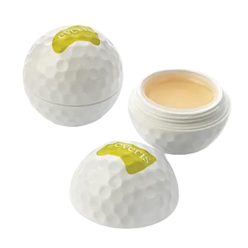 Promotional Golf Ball Lip Balm with Printed Logo by Total Merchandise