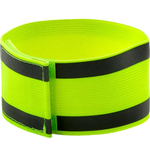 Promotional Reflective Armbands in bright yellow from Total Merchandise