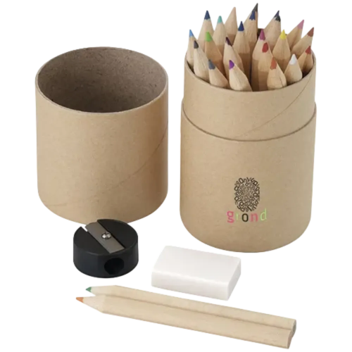 26 Piece Pencil Set Tube in Natural