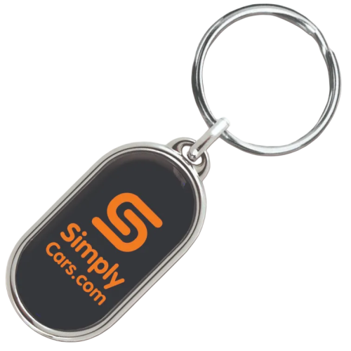 Promotional Domed Capsule Keyrings for giveaways