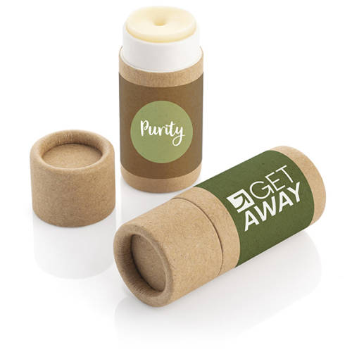 Promotional Eco-friendly Mini Lip Balm Sticks with a Printed Logo from Total Merchandise