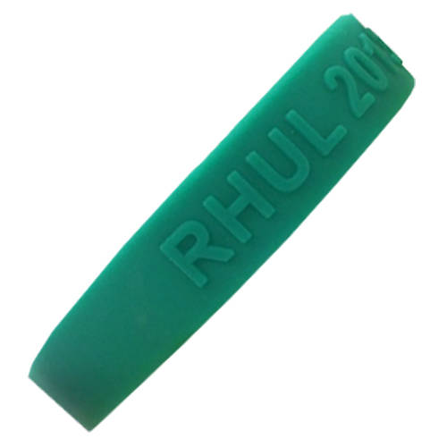 Promotional Embossed Silicone Wristbands with your design from Total Merchandise