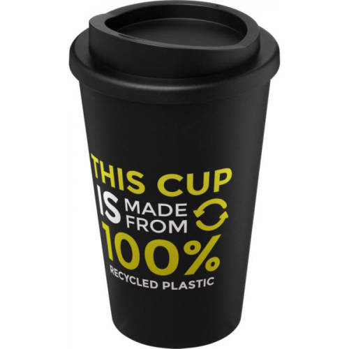 Promotional Americano Recycled 350ml Mugs Printed with a Logo in the UK by Total Merchandise