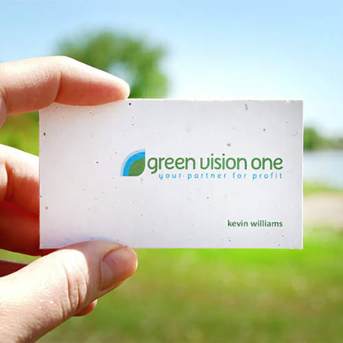 Eco seen business cards