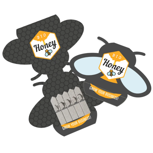 Promotional Seedsticks® with bee-shaped packaging from Total Merchandise