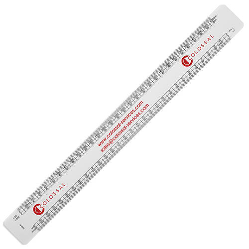 Promotional 12 Inch Architects Scale Rulers for offices