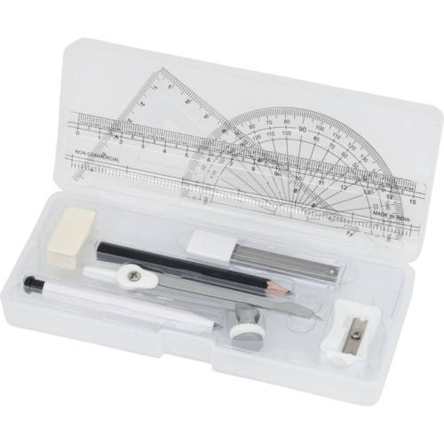 Promotional 9 Piece School Geometry Set Total Merchandise