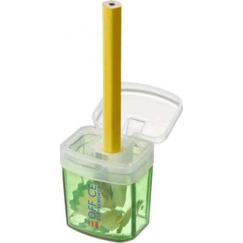 Branded Pencil Sharpener with Container Total Merchandise