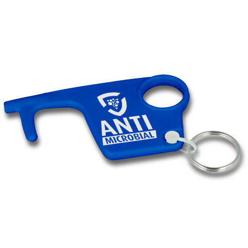 Printed Antimicrobial Hygiene Hook Keyring