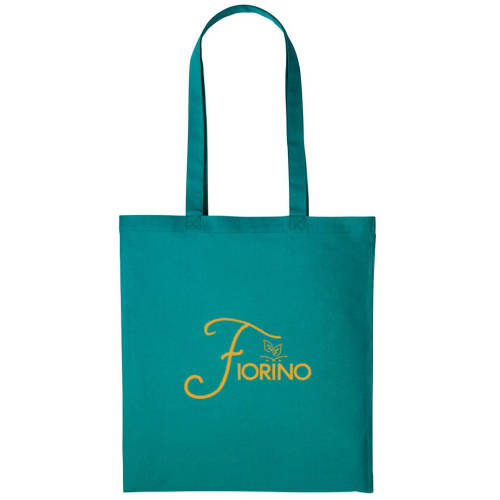 UK Printed Nutshell Cotton Tote Bags in Jade from Total Merchandise