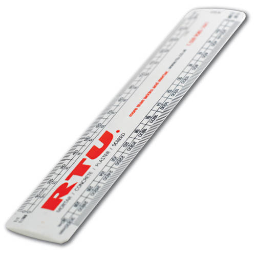 Promotional 150mm Professional Scale Ruler with company logo