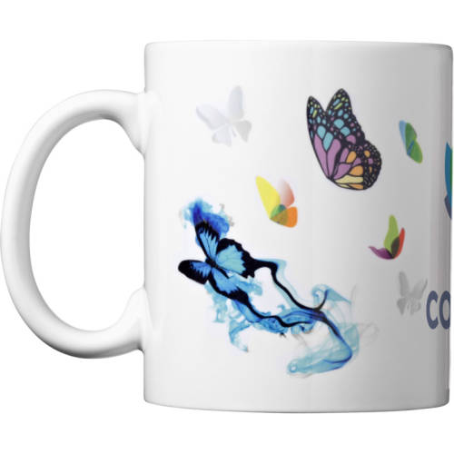 Full Colour Sublimation Mug in White