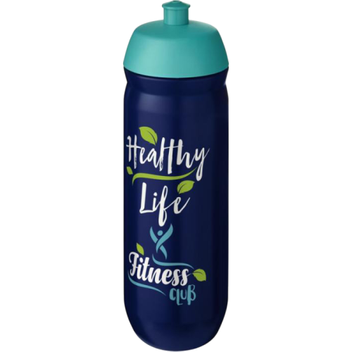 UK Branded 750ml HydroFlex™ Squeeze Sports Bottles in Blue/Aqua from Total Merchandise