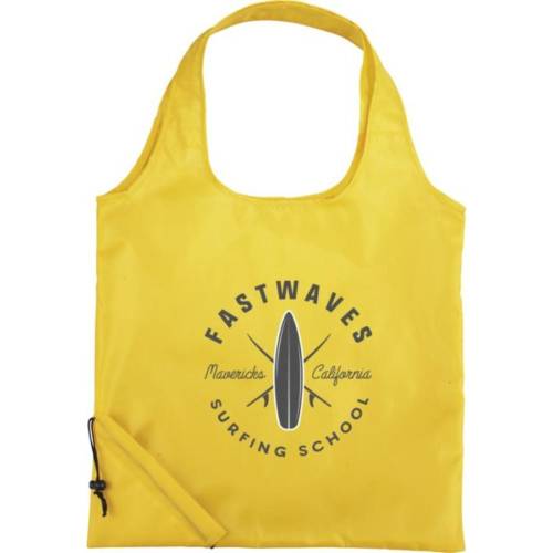 Custom branded Bungalow Foldable Tote Bag with a promotional printed design from Total Merchandise