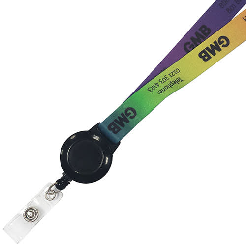 Promotional 15mm Lanyards with Reel for exhibitions