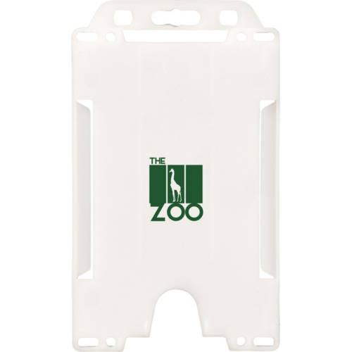 Portrait ID Pass Holder in White