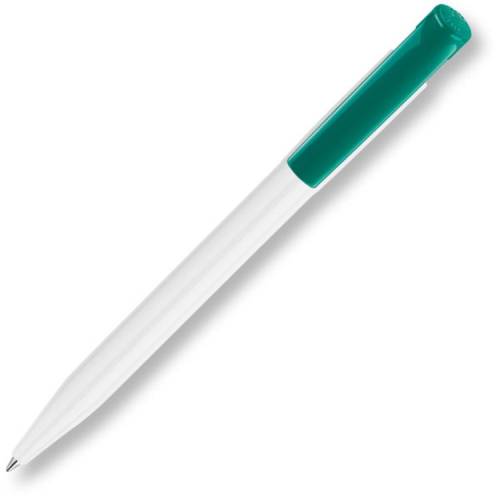 Made-to-order S45 FT Pen from Hainenko in White/Teal will be branded by Total Merchandise.