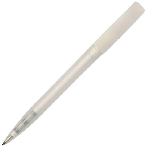 Tradeshow Espace Frost Pen from Hainenko in White is printed by Total Merchandise to show your logo.