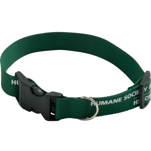 Logo printed Polyester Dog Collar with an example of a logo from Total Merchandise