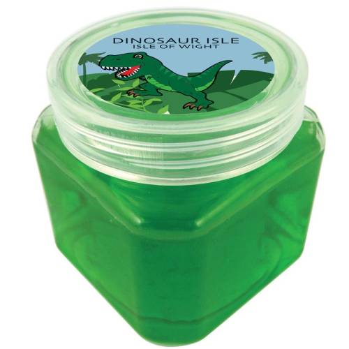 Collaborative Green Slimy Goo Jars are customised by Total merchandise to boost your brand presence.