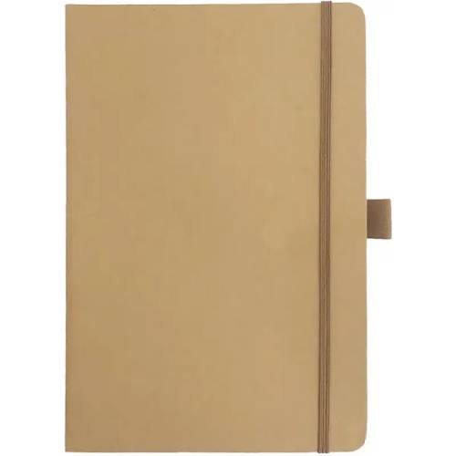 Collaborative Kraft A5 Notebooks are logo branded by Total Merchandise to show your logo.