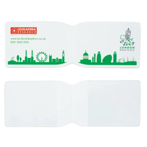 Promotional Oyster Card Wallet in White from Total Merchandise
