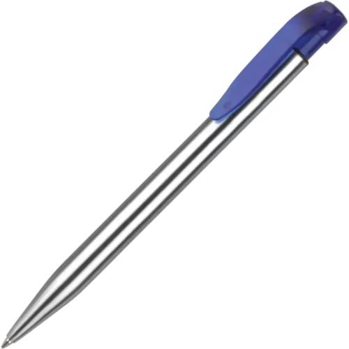 Custom printed Harrier® Metal Ballpen in Blue from Total Merchandise