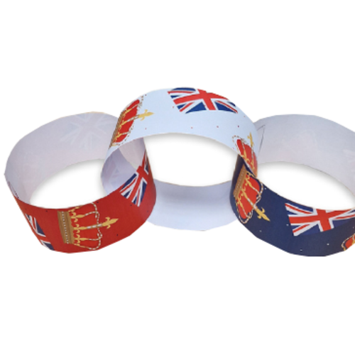 Promotional Printed Paper Chains printed with your company design from Total Merchandise