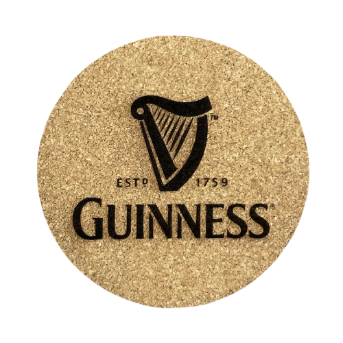 Cork Coasters with an engraved design from Total Merchandise
